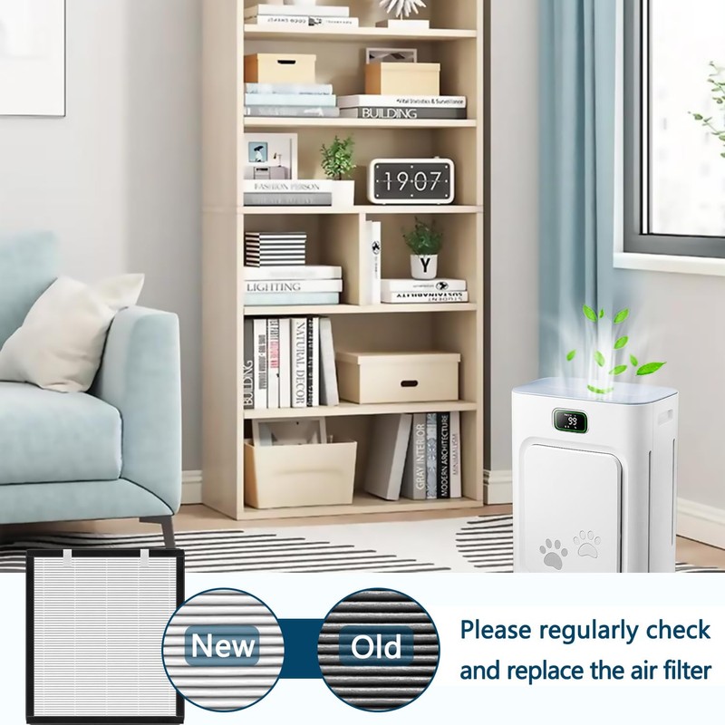 H13 Replacement Filter Compatible with HEAPETS P358 Pet Air Purifier