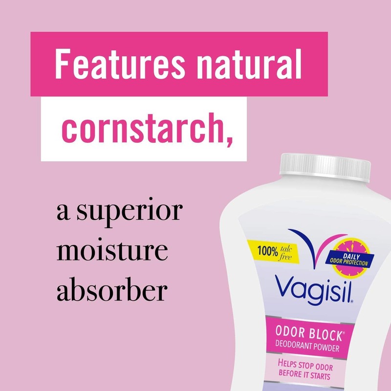 Vagisil Deodorant Powder 8 oz (Pack of 3)