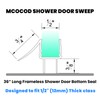 MCOCOD 36" Shower Door Bottom Seal Strip for 1/2" (12mm)