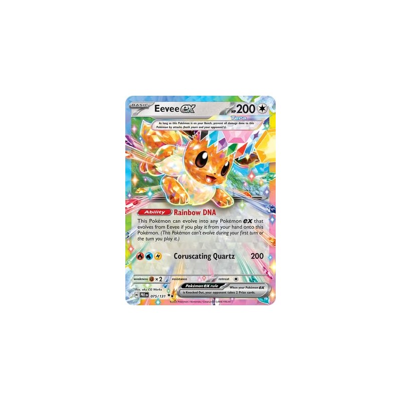 Pokemon - Eevee ex 075/131 – Prismatic Evolutions – Double