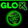 GLO-X Round Glow Markers -Pack of 4 - Powerful Glow