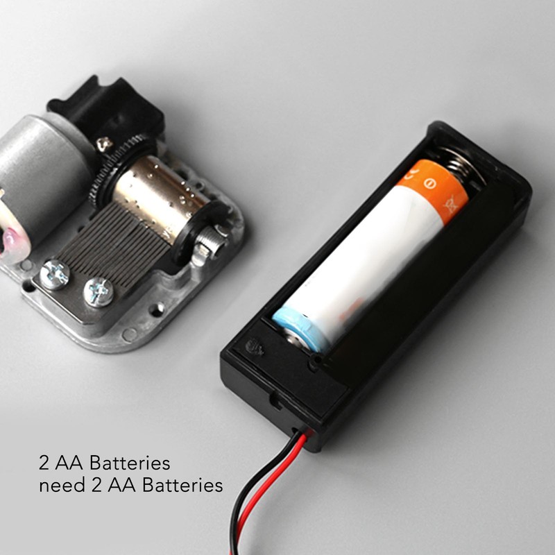 18 Note Musical Mechanism Movement Battery Powered Stress Relief DIY