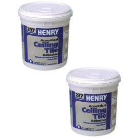 Henry (2) ea Henry 12016 Gallon # 237 Acoustical Ceiling Tile Latex Adhesive Glue