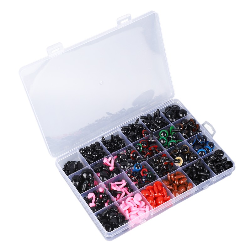868pcs Safety Eyes and Noses Stuffed Crochet Eyes with Washers