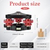 Peakloong Tripod Leveling Base with 3/8 to 1/4 Bracket Adapter,