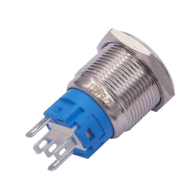 CESFONJER Self-Locking Latching Push Button Switch with Power Symbol, IP67