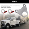 RULLINE 5th Wheel Ultimate Connection Safety Chains Plate Towing Accessories