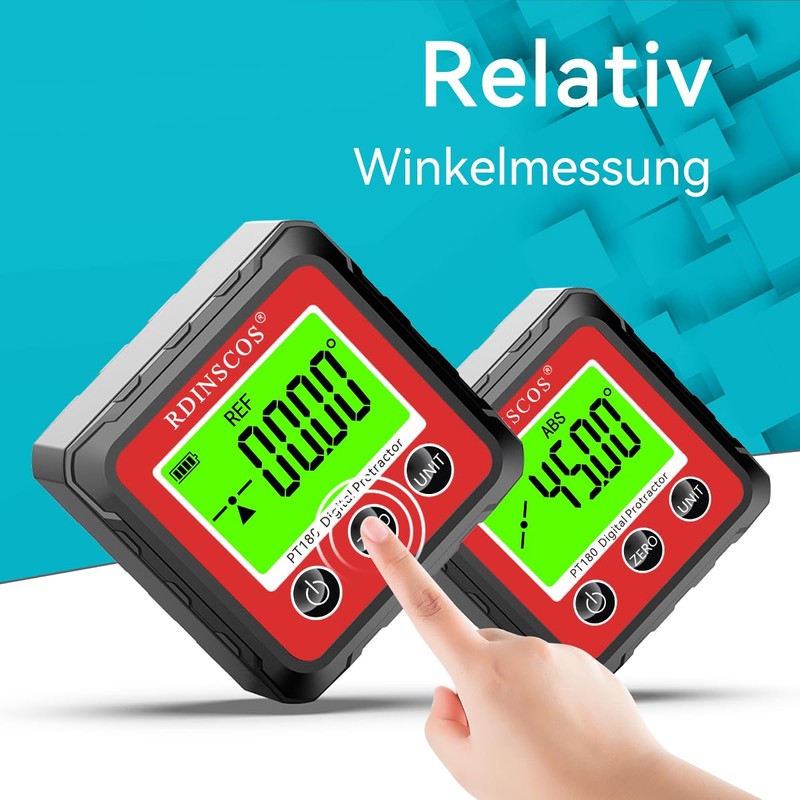 Digital LCD Protractor Inclinometer Spirit Level Inclinometer Magnetic Base Angle