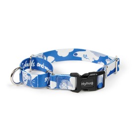 Hyhug Martingale Dog Collar With Buckle: Escape-Proof, No Slip Heavy Duty Polyester, Colorfast Adjustable Pet Supplies for Small Dogs (Cloud Dog, Small)