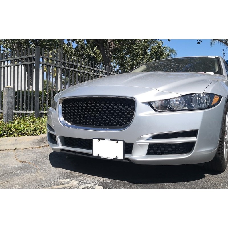 iJDMTOY No Drill Front Grille Mesh Mount License Plate Relocator