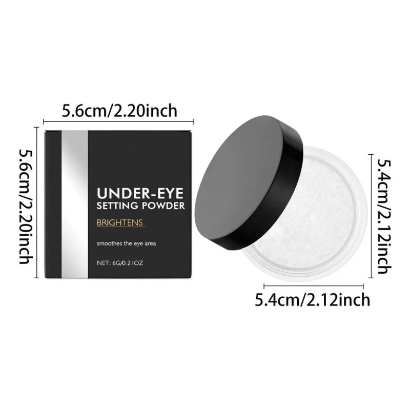 ! Polvo Suelto Iluminador Para El Área De Los Ojos