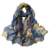 Pokeedioty Women's Lightweight Fashion Scarf Chiffon Sheer Scarves Shawl