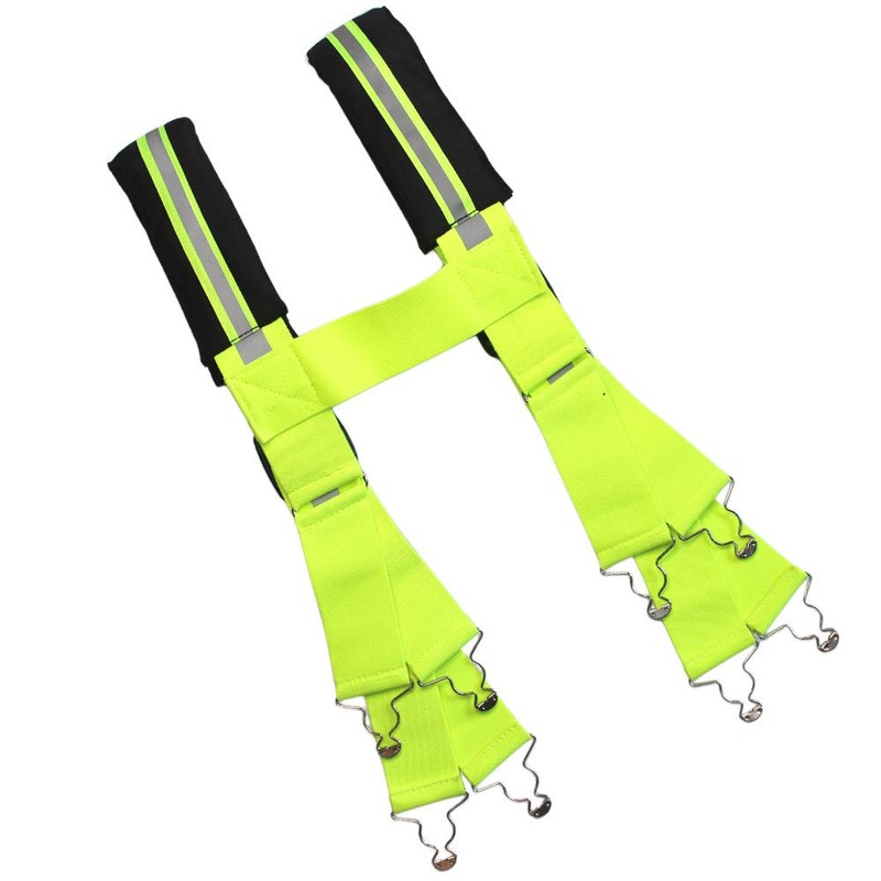 MELOTOUGH Firefighter Pants Suspenders Fire/Rescue Quick Adjust Suspenders with Reflective