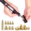 60W Digital Soldering Iron Kit with Threaded Insert Tips and