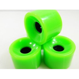 Longboard Cruiser Skateboard High Rebound Wheels 70mm Green