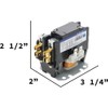 C147094P02 - ClimaTek Upgraded Condenser Contactor Relay 1 Pole Replaces