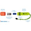 Sirius Signal F1-CR123 80 Lumen Floating IP68 Waterproof LED Flashlight