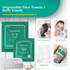 Disposable Bed Sheets for Hotel, Travelling Essentials with 2 Disposable