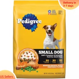 Pedigree Roasted Chicken, Rice and Vegetable Flavor Small Dry Dog Food - 14lbs