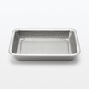 Muji 12829027 Stainless Steel Mesh Tray, Small, Approx. Width 8.3