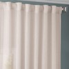 HPD Half Price Drapes SHCH-SS071611-84 Solid Faux Linen Sheer Curtain