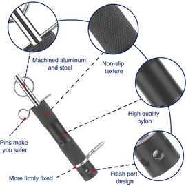 Perimeter Trip Alarm, Camping Trip Wire Alarm Device, Early Warning Security System for Camping and Property Safety, Use 209 Primers (2Pcs)