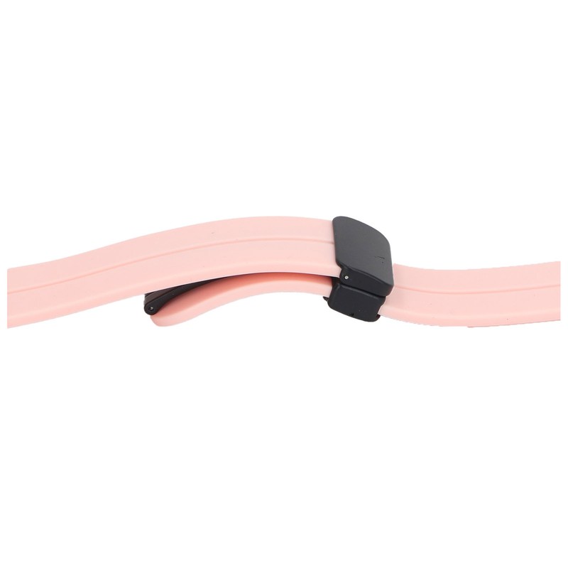 Silicone Watch Strap Waterproof Magnetic Folding Buckle Replacement Watchband for
