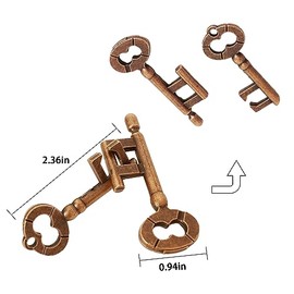 Metal Brain Teasers Puzzles for Kids and Adults 3 PCS Unlock Interlocking Puzzles IQ Logic Test Disentanglement Educational Toy for Kids Adults