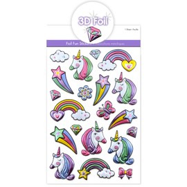 AoneFun Unicorn Stickers for Kids Cool Stickers Puffy Stickers Girl Stickers Unicorn Scrapbook Stickers Unicorn Craft Stickers Embellishments 3D Dimensional