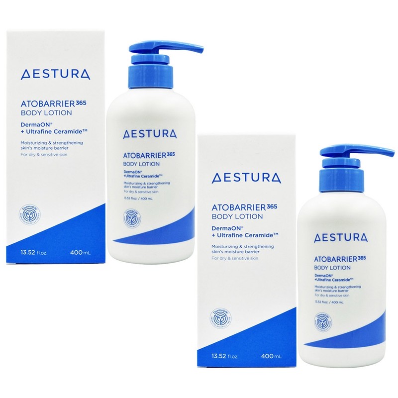 Aestura Atobarrier 365 Body Lotion 400ml x 2 + Cream