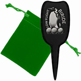 Honey Hole Golf Pro Grade Golf Divot Tool – Sealed with Gear Hugger Rust Protector - Scratch Resistant Finish - Designed and Engraved in The USA – Lifetime Protection (Low Flight Birdie)