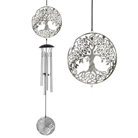 Woodstock Chimes FLTL Flourish Chime, Silver, 46 x 7 x 7 cm