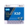 KMC Unisex's X10 Ept Chain, Grey, 114 Links