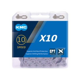 KMC Unisex's X10 Ept Chain, Grey, 114 Links