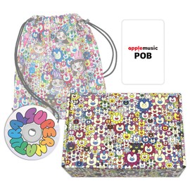 [Applemusic POB Exclusive] NewJeans - [Supernatural] (NJ X MURAKAMI Drawstring Bag ver.) Drawstring Bag + CD + Photocards + 3 Extra Photocards