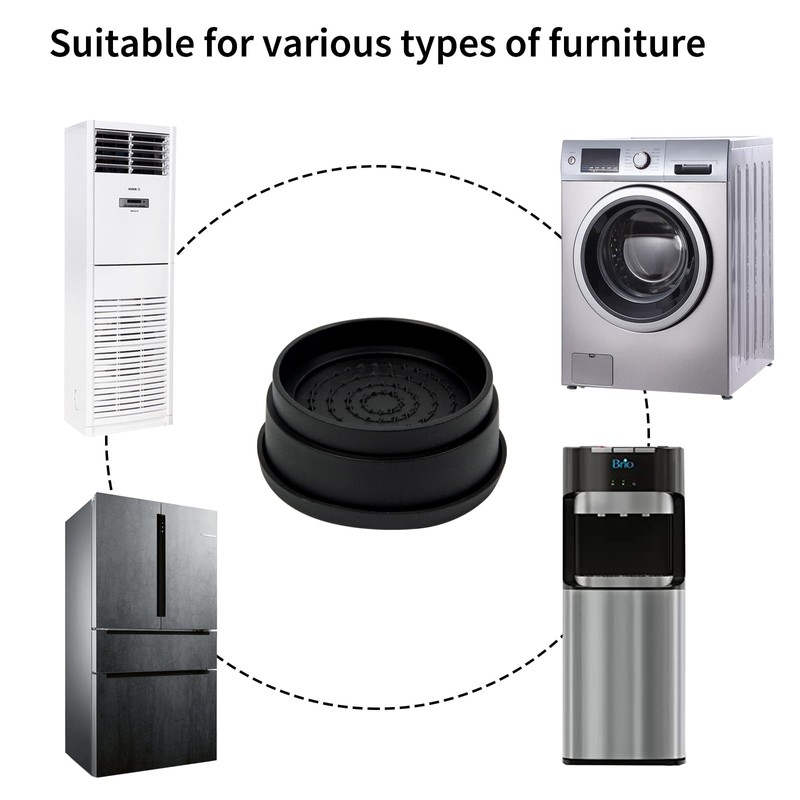 Qingchuang 8 Pack Adjustable Furniture Risers, Bed Risers Heavy Duty