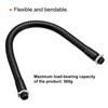 PATIKIL 10 Inch Microphone Gooseneck M10 Flexible Arm Extension Black