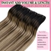 YoungSee Clip in Hair Extensions Ombre Clip in Hair Extensions