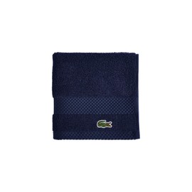 Lacoste Heritage - Paño de Lavado de algodón Supima Azul Marino, 13 x 13 Pulgadas