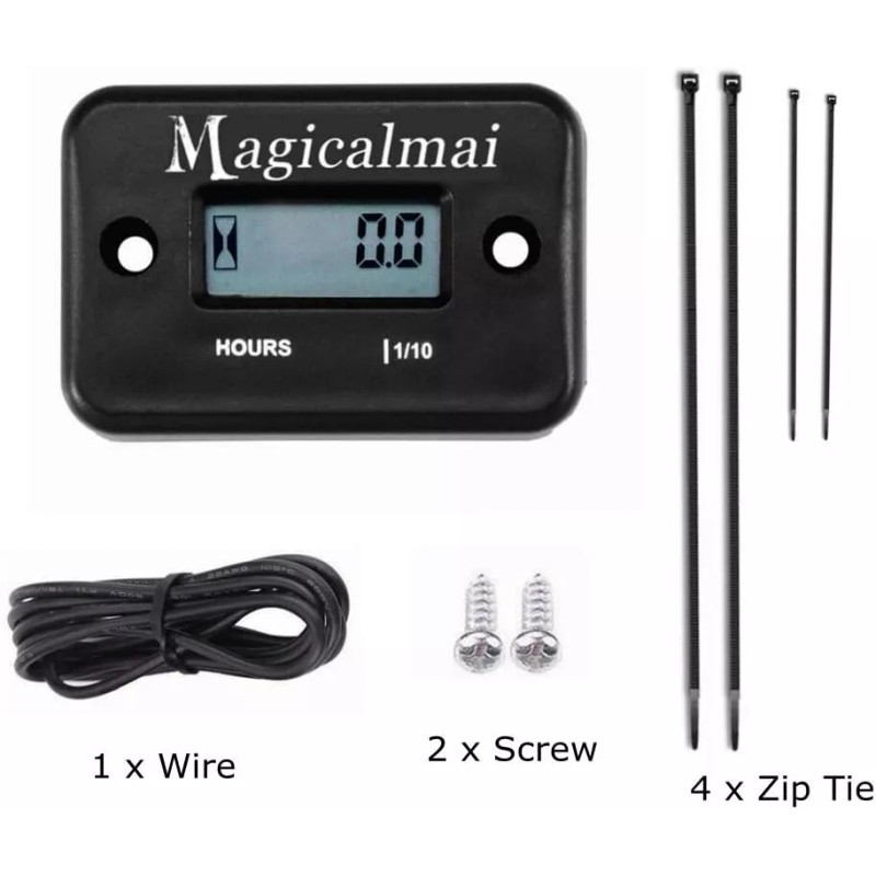 Unbranded Inductive Hour Meter for Gas Engine Generator Lawn Mower