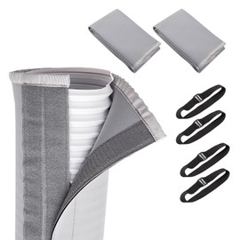 2 Pack Portable Air Conditioner Hose Cover Wrap,Thick AC Hose Cover,Insulated Hoses Duct Vent Cover,AC Insulated Hose Cover Wrap,AC Hose Insulation Sleeve for 5" & 5.9" Diameter Exhaust Hoses Tube