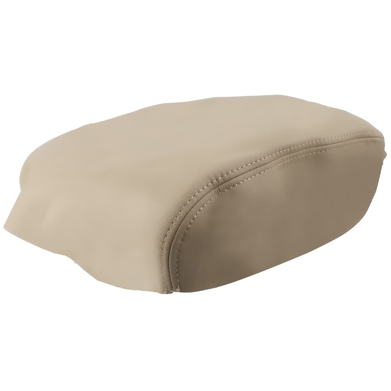 AUTOKAY Leather Armrest Center Console Lid Cover Fits for Honda