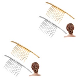 Baluue 4pcs Hairpin for Girls Ladies Hair Combs Bobby Pin Headdress Barrette Quality Material Hair Clips