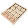 Children Wooden Number Puzzle Toy Board Game Kid Intelligence Logical