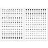 Everjoy Realistic Small Mini Fake Temporary Finger Tattoo Sticker -