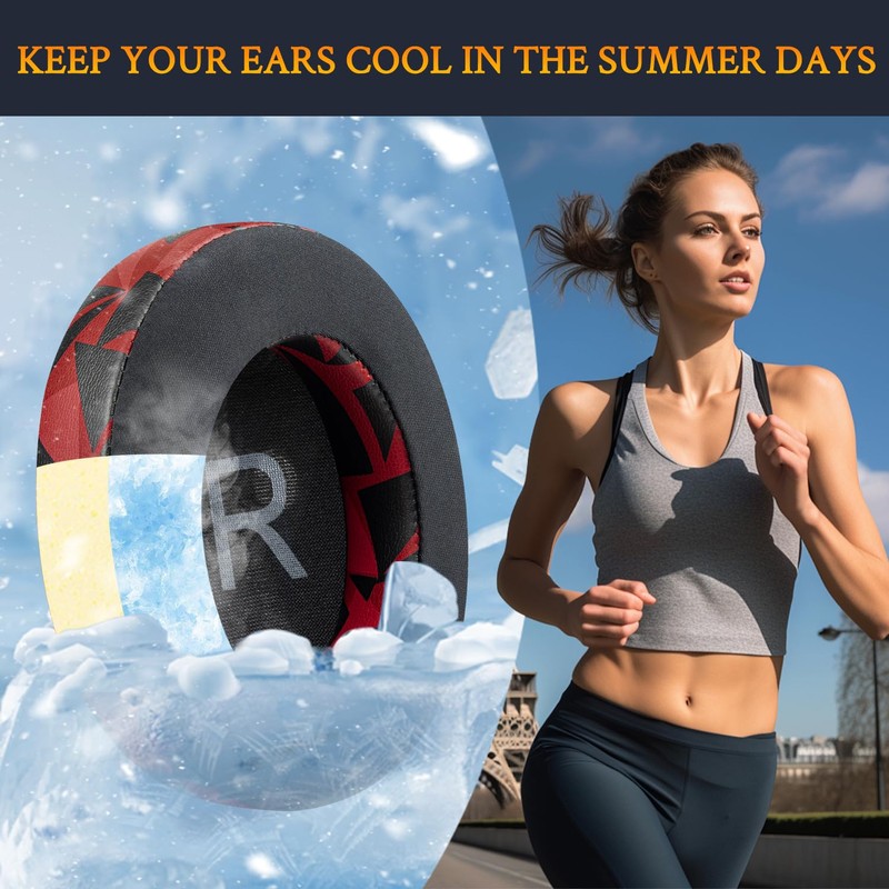 SOULWIT Cooling Gel Earpads Replacement for Turtle Beach Stealth Pro