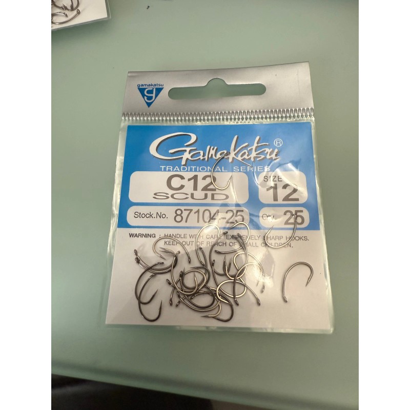Gamakatsu C12 SCUD Fly Tying Hooks