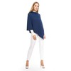 Marine Cashmere - Cashmere Blend Poncho for Women Delicate and