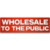 Wholesale to the Public Vinyl Banner (Size Options) Large -
