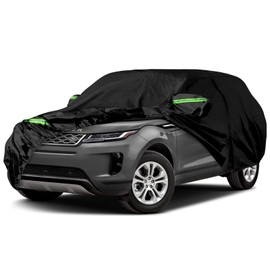 Waterproof Car Cover Replace for 2011-2024 Range Rover Evoque, 6 Layers All Weather Car Covers with Zipper Door & Windproof Bands for Snow Rain Dust Hail Protection (Evoque)
